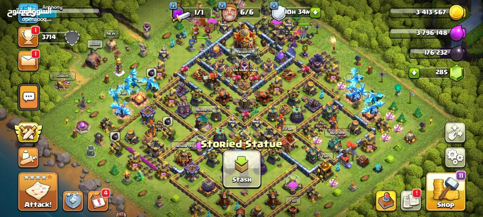 COC Account TH Lvl 16