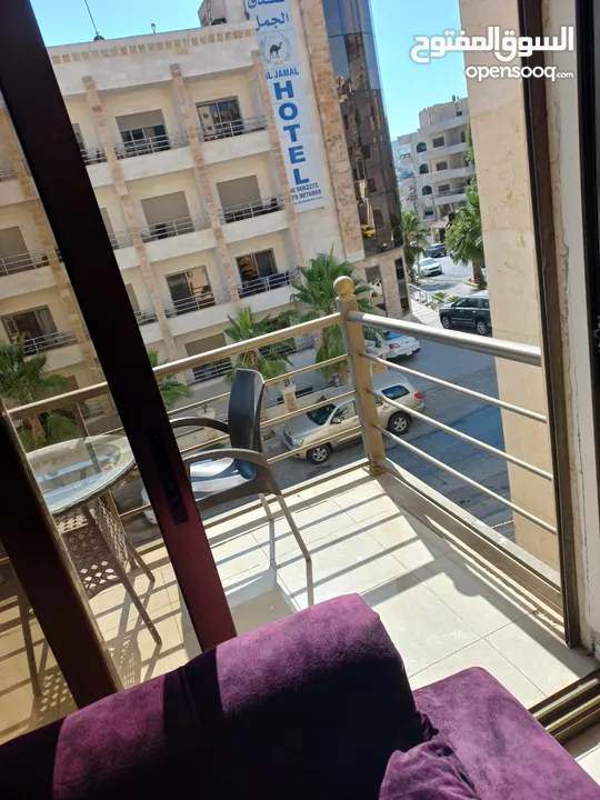 ستوديو مفروش مع بلكونه في تلاع العلي