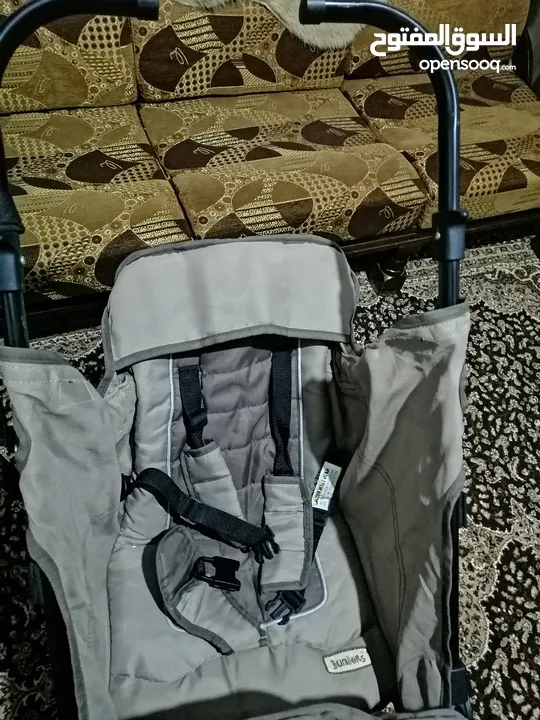 عرباية أطفال  Elevenflo + Car seat، عرباية توأم ماركة Juniers