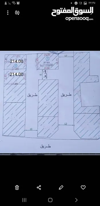 ارض للبيع الجديدة الغرارات خلف مصرف الجمهورية