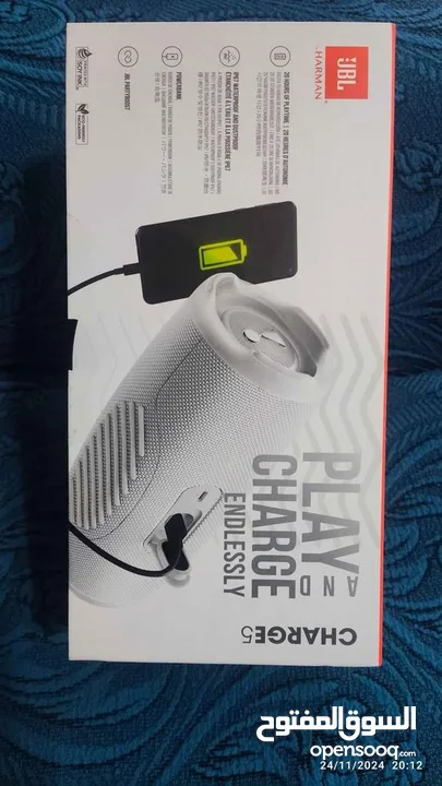 JBL CHARGE 5 ORIGINAL - متبرشمة