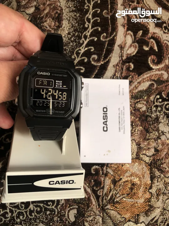 ساعة كاسيو جديده موديل w800H