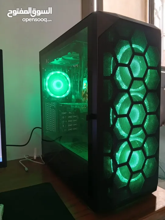 جهاز بمواصفات ممتازة تجميع مع rtx 3050 وتبريد مائي وبسعر حرق والتوصيل متوفر