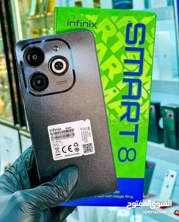 جهاز جديد بالكرتونة Smart 8 رام 4 جيجا 64 مكفول سنة متوفر توصيل