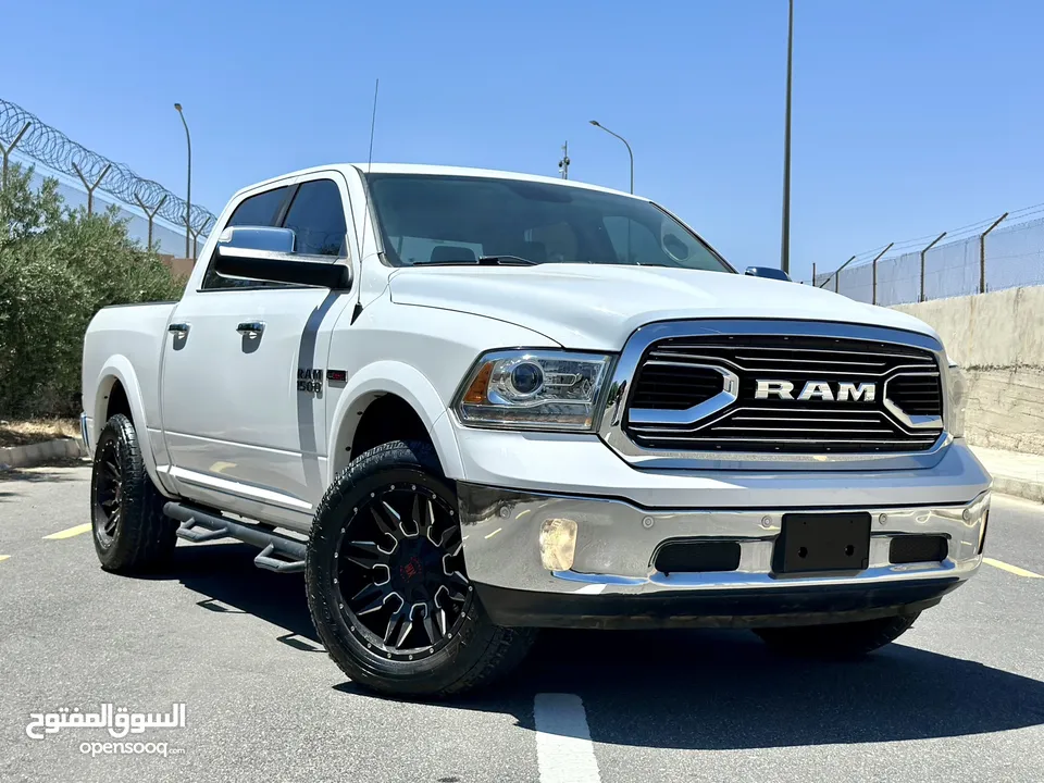 Ram 1500 ecodiesel Laramie 4x4 2017 فحص ، كلين ، تيربو ديزل ، مميز