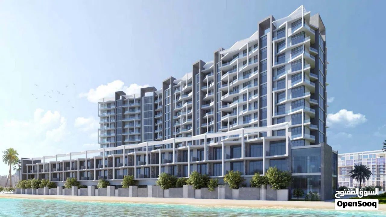 شقه غرفه في مشروع perla 3 جزيره ياس اطلاله مميزه نظام تقسيط استلام قريب