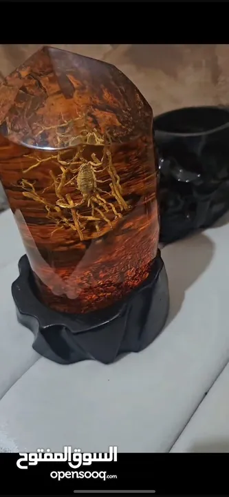 حجر كهرمان معالج