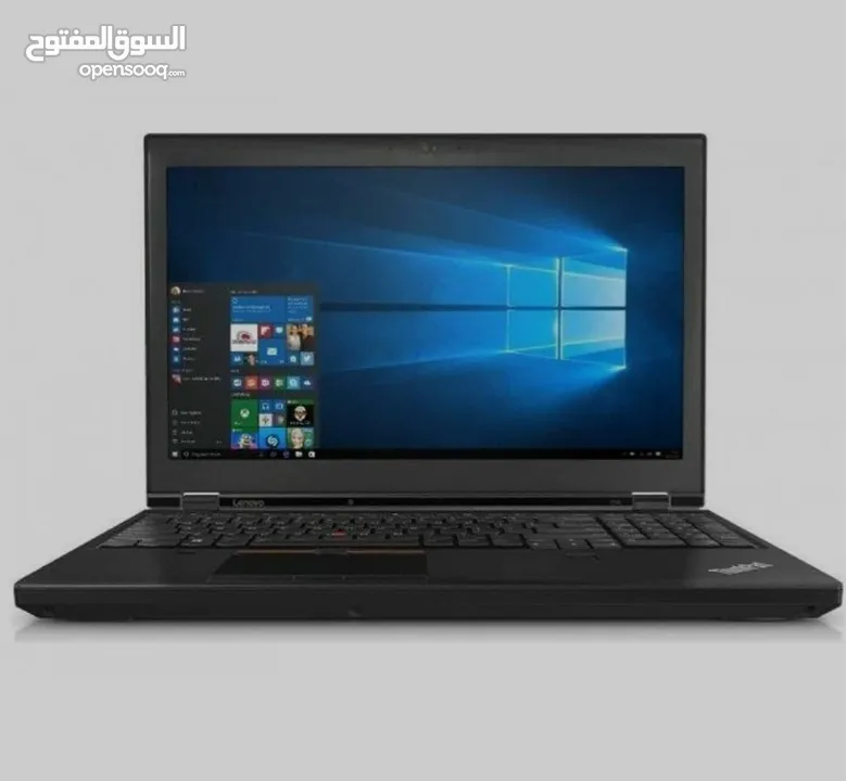 Lenovo ThinkPad P50 Cori7 جيل سادس  Ram 16GB DDR4  Ssd 512GB  Vga 2g nivdia Quadro 15.6 4k