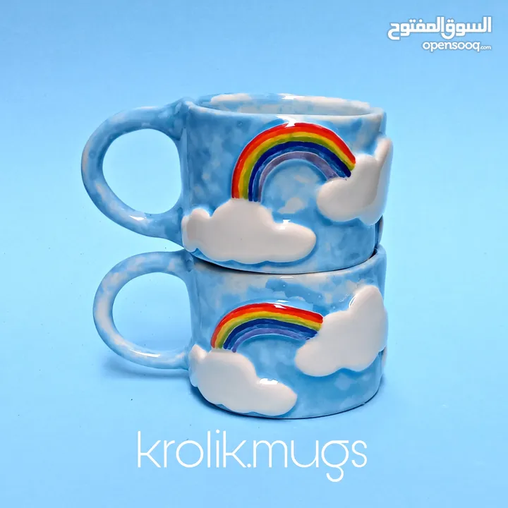 el yapimi sermicأكواب سيراميكيه صناعة يدوية بجودة عالية وتصاميم فريدة handmad ceramic mug iran