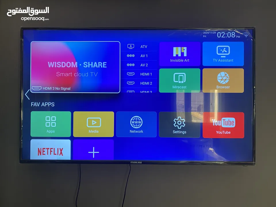 60” 4K UHD Nikai Smart TV