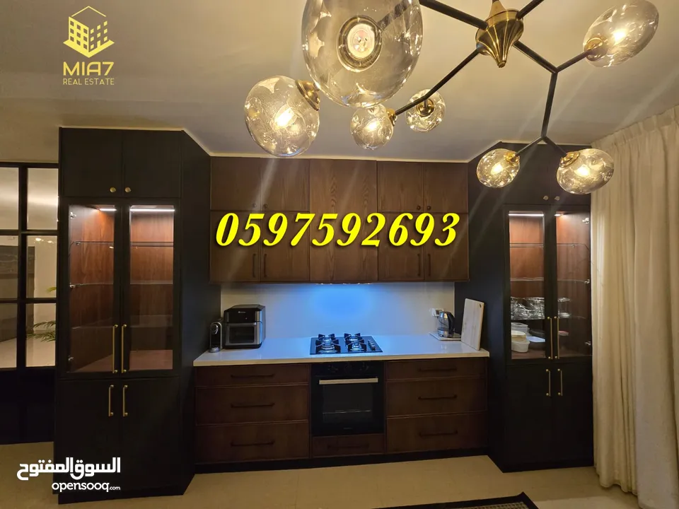 شقة فاخرة مفروشة للإيجار رام الله - الطيرة ( بطن الهوى ) قرب اسكانات طيبة 1 و 2