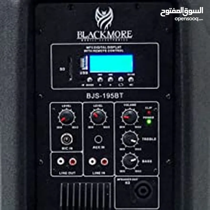 سماعة 15 انش تعمل بالكهرباء مع ستاند نوع ممتاز جدا  Blackmore Pro Audio BJS-195BT 15"
