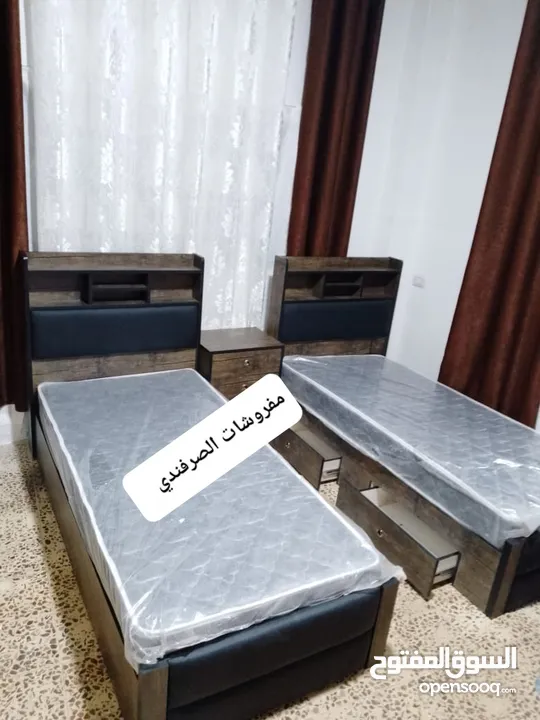 تخوت مفرد شباب مقاس 190 في 90  خزين او بكس تخت بدون فرشه