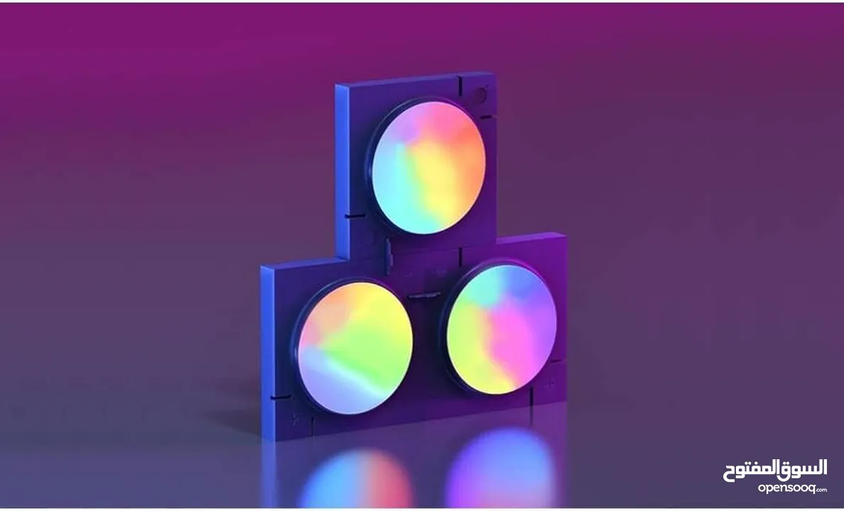 Lifesmart Cololight MIX KIT (3 قطع) ، مصابيح LED RGB ، يدعم نظام التشغيل iOS و Android ، اتصال WIFI