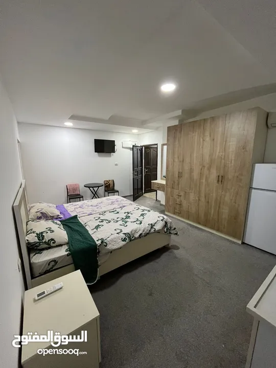 استديو مفروش للإيجار في الماصيون قرب بنك القدس