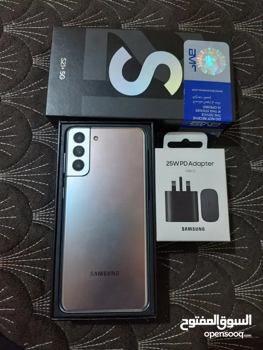 مستعمل اخو الجديد Samsung S21 plas 5G رام 16 جيجا 256 عربي شرق اوسط أغراضة الأصلية والكرتونه وتوصيل