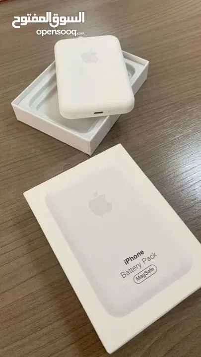 أقوى عرض على باور بانك MagSafe الأصلي!  مع لوغو آيفون وشحن لاسلكي مضمون!  5000mAh قوة وث
