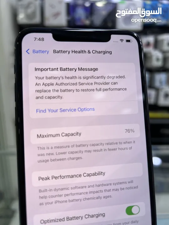 iPhone 11 Pro Max 256 GB ايفون 11 برو  ماكس مستعمل بحالة الوكالة غير مفتوح او مصلح  ( كفالة محل 14 )