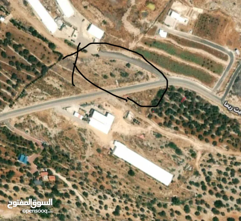 ارض للبيع بيت ريما