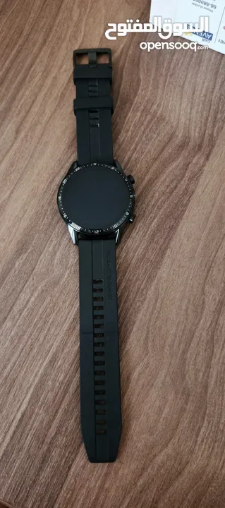 سماعة وساعة هواوي الاصليه لون اسود huawei freebids 4i huawei smart watch gt 2