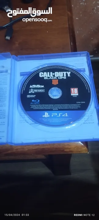 سيدي PS4 للبيع call of duty black ops 4