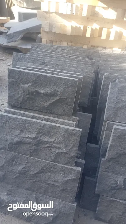 بلاط بازلت وادراج جميع القياسات بأسعار مغريه