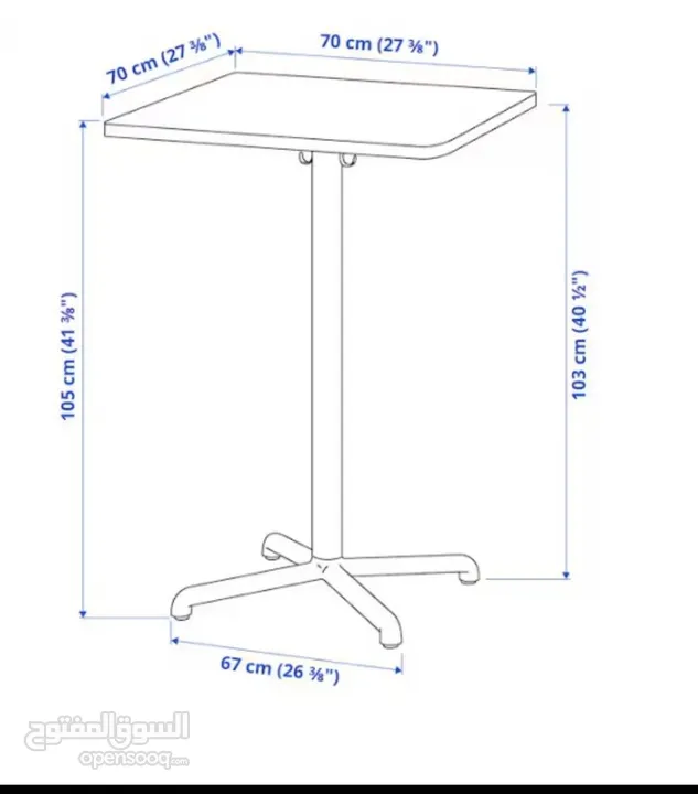 High table and  chair (Brand new)