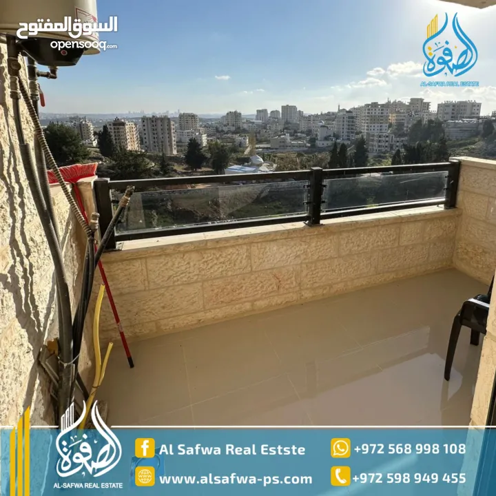 شقه مميزه للايجار المصايون قرب البنك العربي باطلاله جميله ومشمسه من كل الجهات