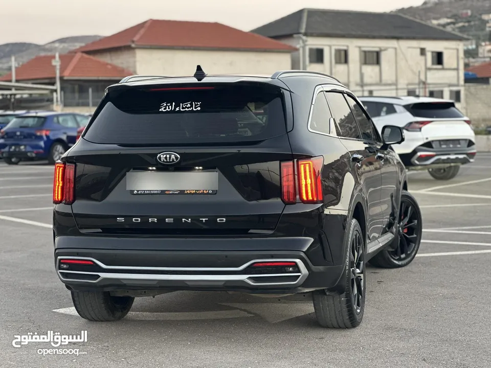 كايا سورينتو /2020 فل الفل  فتحة سقف بانوراما  2x4 ///200Hp  ديزل  2200cc  فل الفل مسكر بلاك