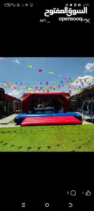متوفر العاب ومنتفخات وغرفة طابات ومراجيح البيع مستعمل جوده عاليه بسعر مغري جدا