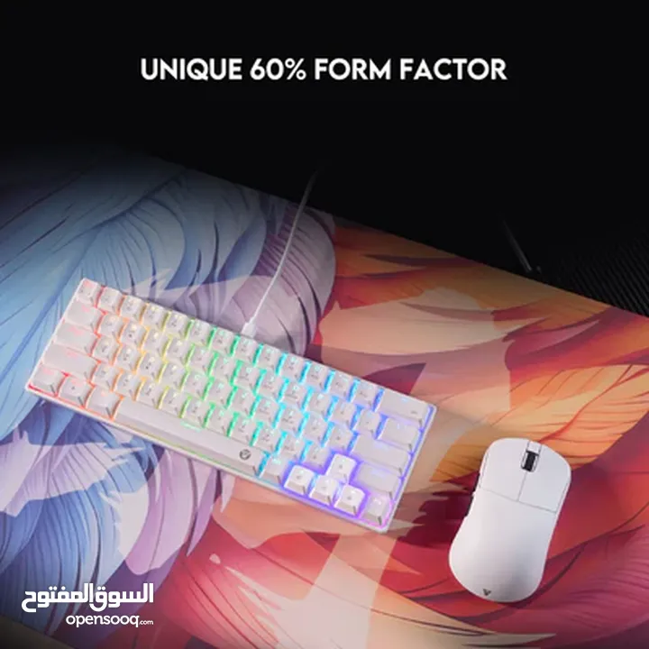 كيبورد ميكانيكي فانتيك Fantech Atom63 MK859 Mechanical Gaming Keyboard Arabic/English