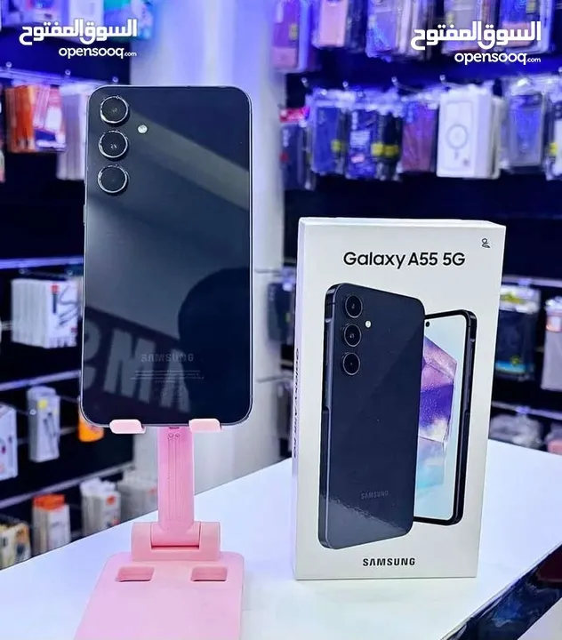 مستعمل  555 Samsung رام 16 جيجا  و256 أغراضة والكرتونه الأصلية او البدل على ايفون