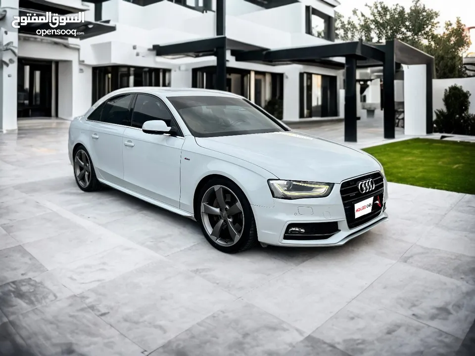 ORIGNAL PAINT  AUDI A4 3.0T S-LINE  FULL OPTION  WELL MAINTAINED  GCC