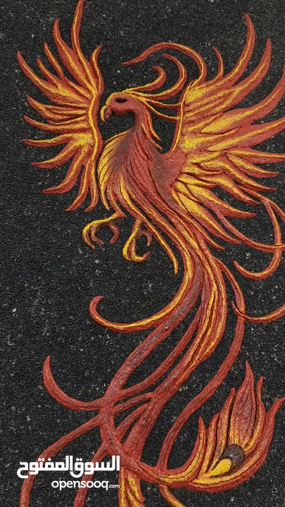 لوحه فنيه من عجينة الورق