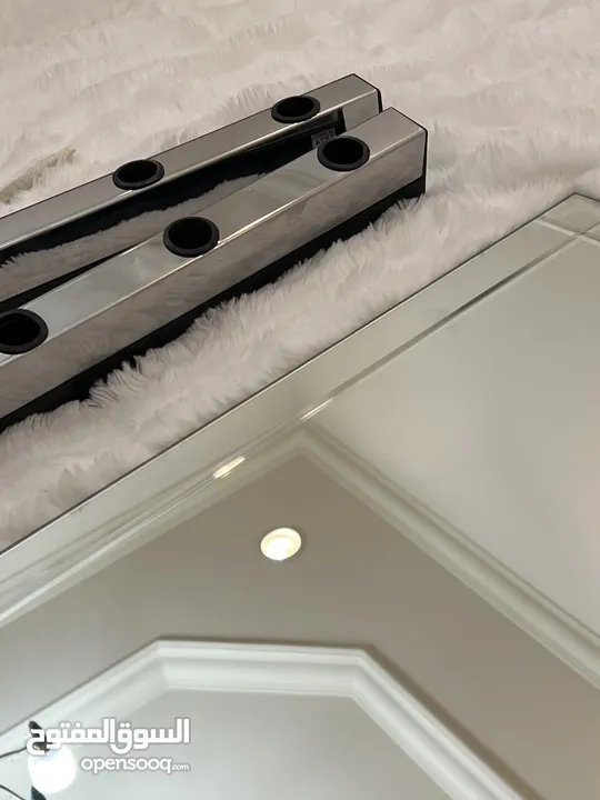 مرايه (منظره) جداريه ايكيا مع ستاند ليتات IKEA wall mirror+ wall lamp