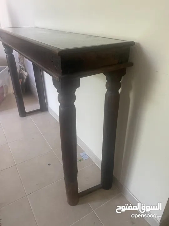 Carved Wooden Console