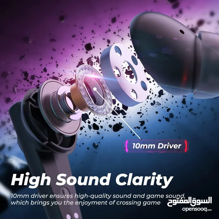 أقوى سماعة العاب بالعالم SoundPEATS Gaming Headphones CyberGear