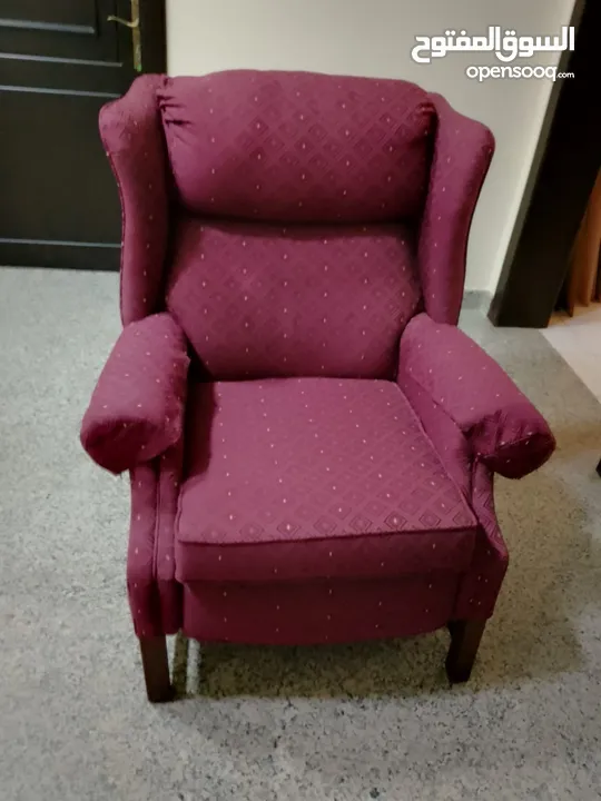 Wing Back Reclining Chair  for sale