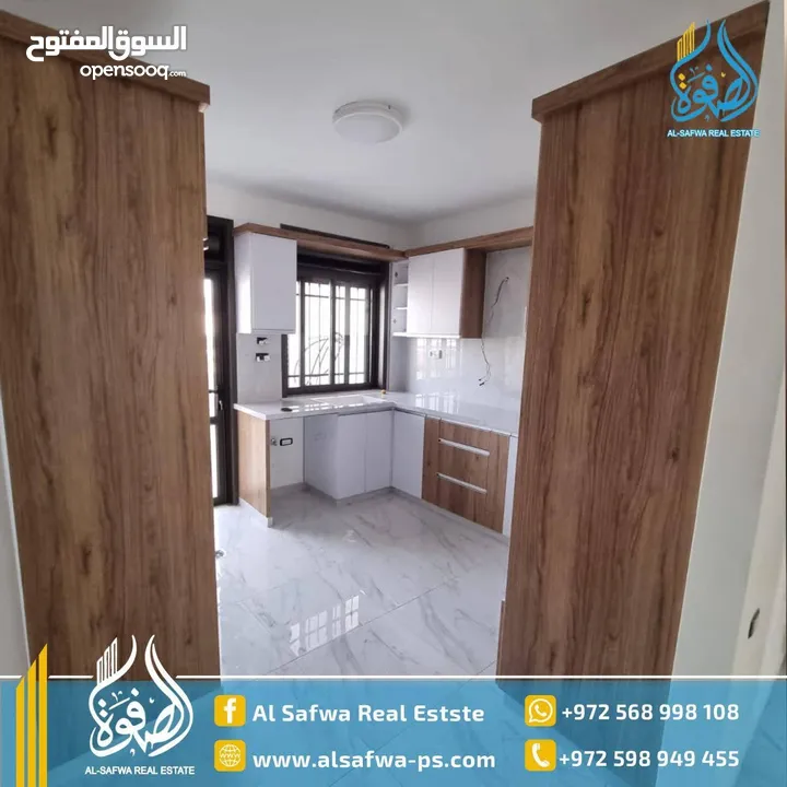 شقق مميزة للايجار غير مفروش جديده لم تسكن بعد - ام الشرايط - قرب قاعات دير طريف - جديدة تشطيب مميز