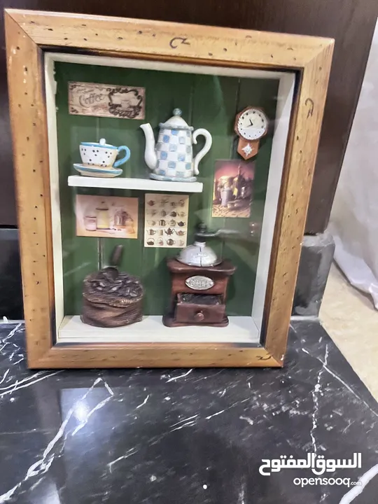 2 kitchen decor frames