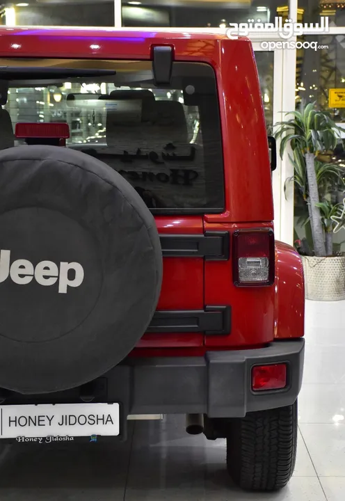 Jeep Wrangler Sahara ( 2014 Model ) in Red Color GCC Specs