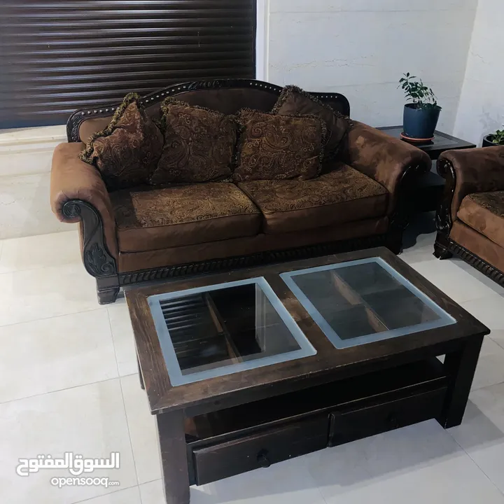 طقم كنب امريكي نوع ASHELY مستعمل للبيع