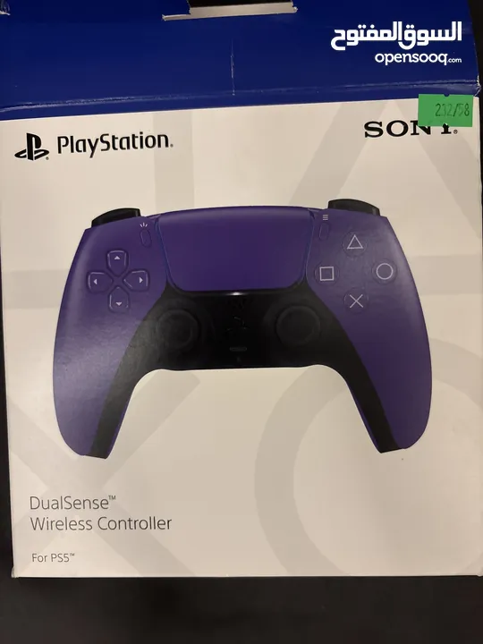 playstation 5 controller purple يد بلايستشن 5 باللون النهدي