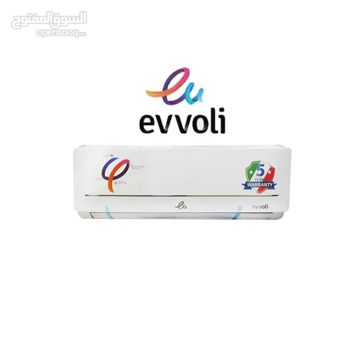 مكيف Evvoli  اعلى توفير طاقه 1 طن ب 299 لدى مؤسسة ريلاس لانظمة التكيف والتبريد
