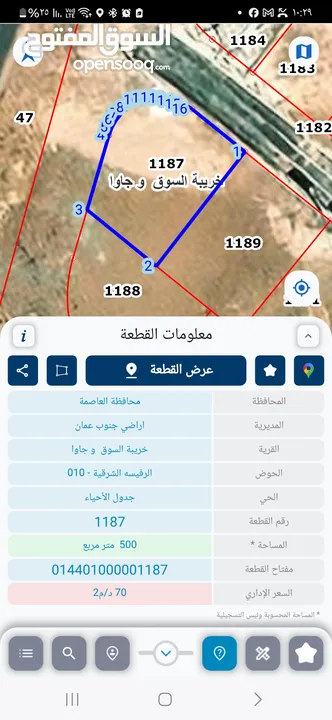 ارض للبيع الرفيسة
