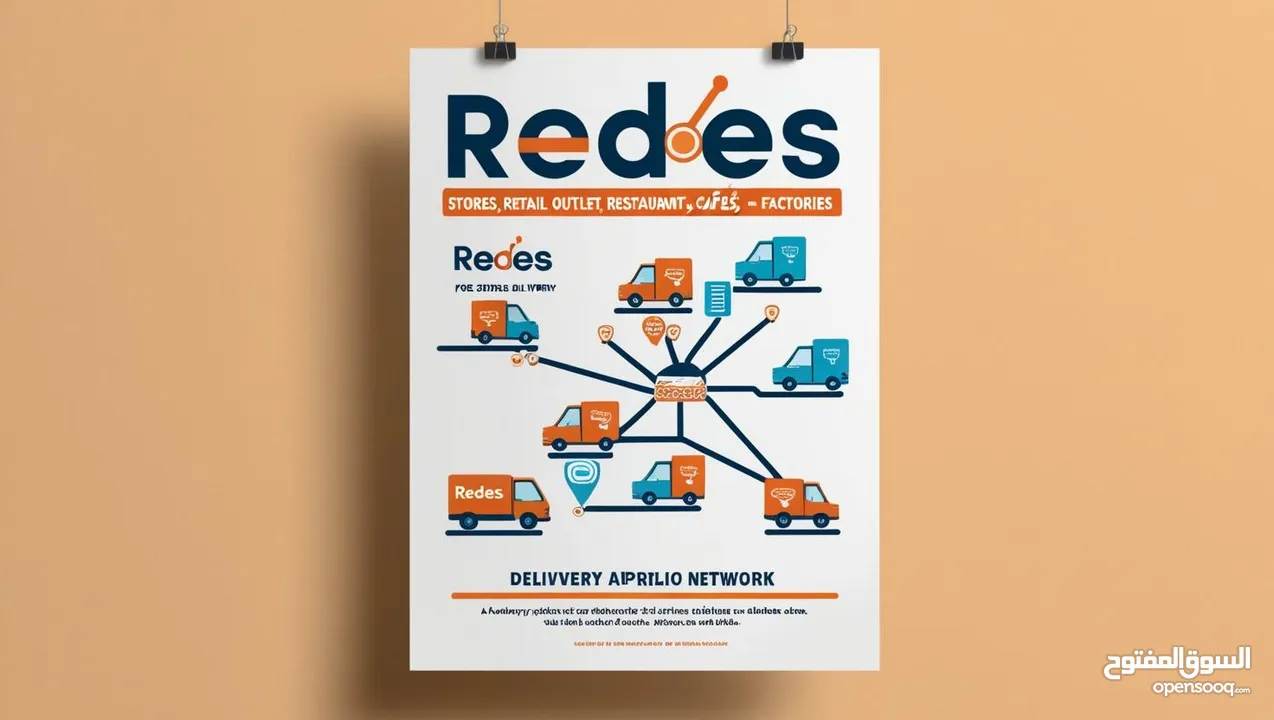 Redes Delivery service for stores , retails,supermarkets  b2b-b2c