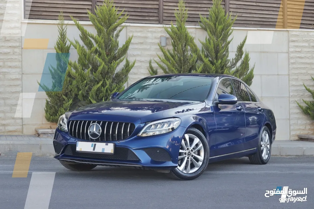 مرسيدس/Mercedes C200 (2020) 1500 CC Turbo / Mild Hybrid    95000 KM  Exterior: Brilliant Blue