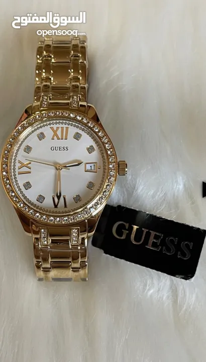 ساعة GUESS بسعر مغري ساعة غنية عن التعريف eye-catching / luxurious, stylish / fancy