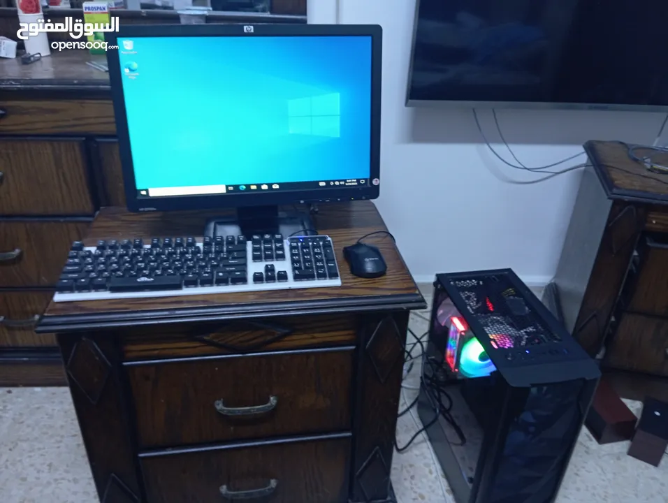 كمبيوتر العاب تجميع الجيل الثامن i5 8400 بيشغل GTA V