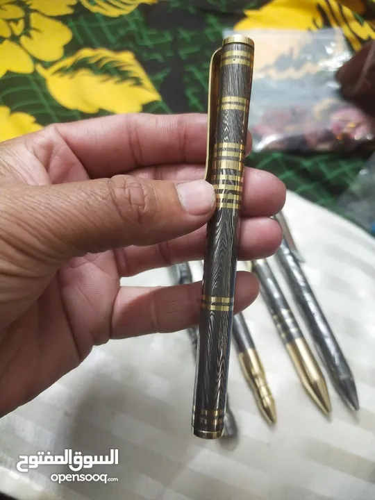 Handmade Damascus Steel Pen Ballpoint